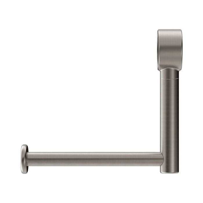 125mm Nero Mecca Care Stainless Steel Grab Rail Add On Toilet Roll Holder