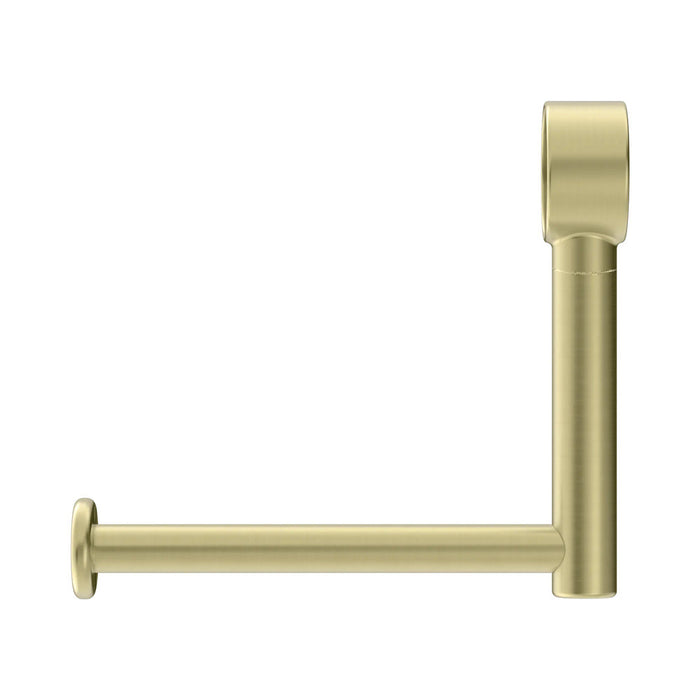 125mm Nero Mecca Care Stainless Steel Grab Rail Add On Toilet Roll Holder