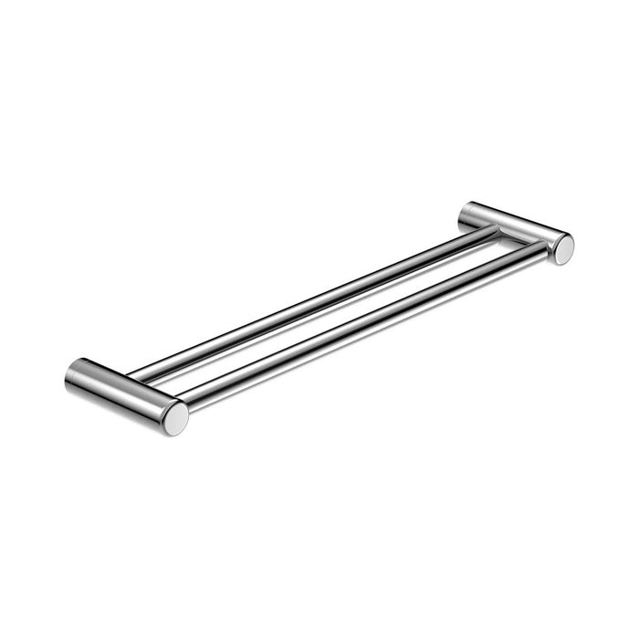 600/900mm Nero Mecca Care 25mm Stainless Steel Double Towel Grab Rail