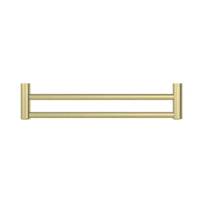 600/900mm Nero Mecca Care 25mm Stainless Steel Double Towel Grab Rail