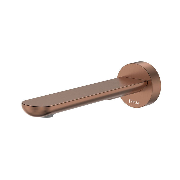 180mm Fienza Empire Brushed Copper Lead-free Brass Round Plate Slim Basin/Bath Outlet