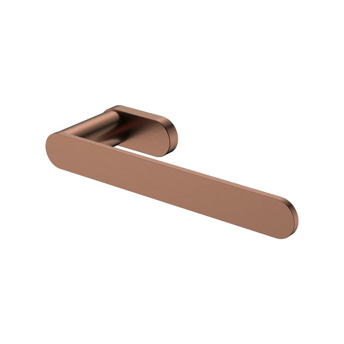 220mm Fienza Empire Brushed Copper Stainless Steel Round Slim Towel Holder
