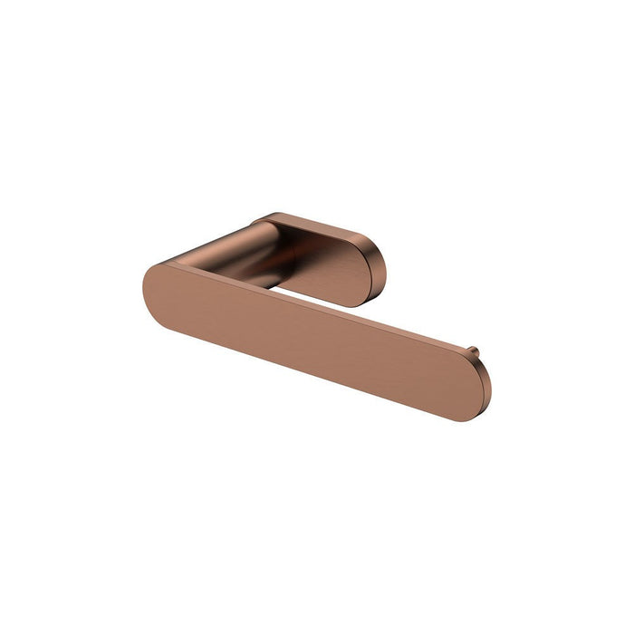 170mm Fienza Empire Brushed Copper Stainless Steel Slim Toilet Roll Holder