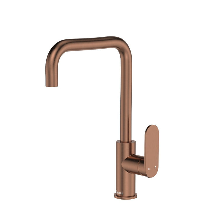 Fienza Empire Brushed Copper Stainless Steel Slim Sink Mixer