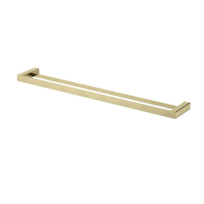 750mm Modernnational Nova Solid Brass Square Double Towel Rail