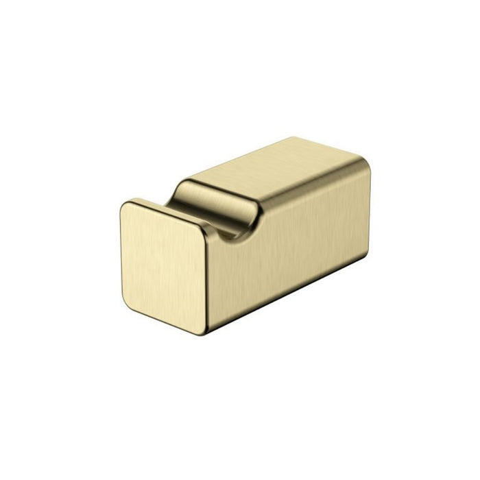Modernnational Nova Solid Brass Square Single Robe Hook