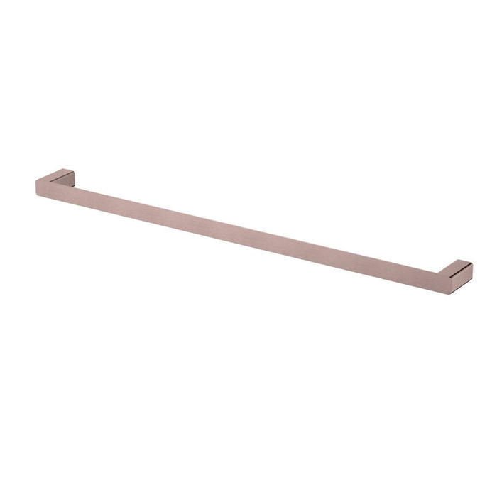 750mm Modernnational Nova Solid Brass Square Single Towel Rail