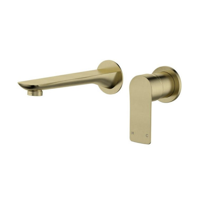 Modernnational Nova Solid Brass Wall Mixer With Spout