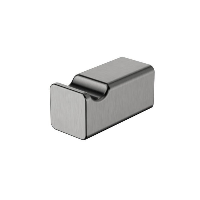 Modernnational Nova Solid Brass Square Single Robe Hook