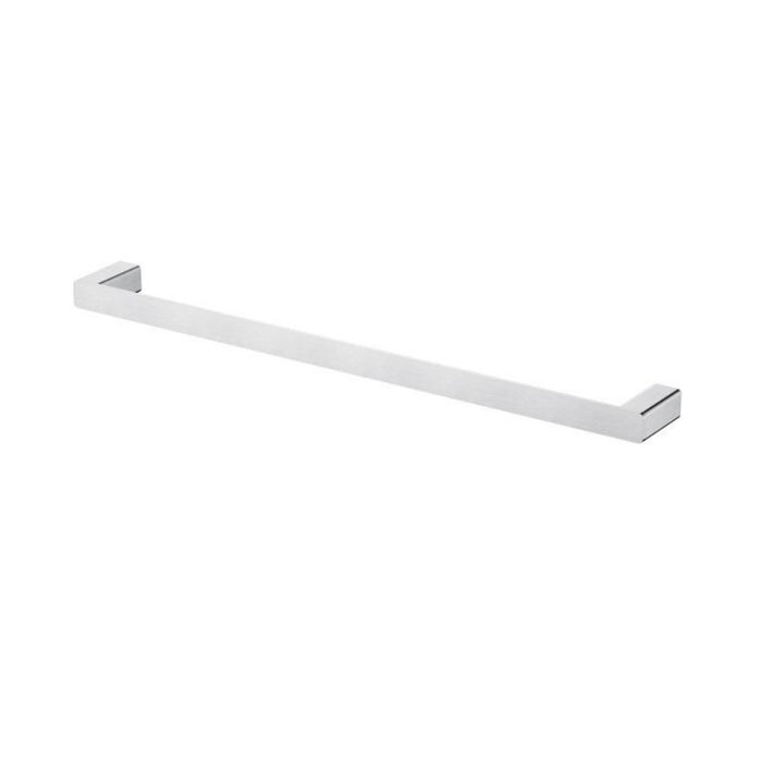 600mm Modernnational Nova Solid Brass Square Single Towel Rail