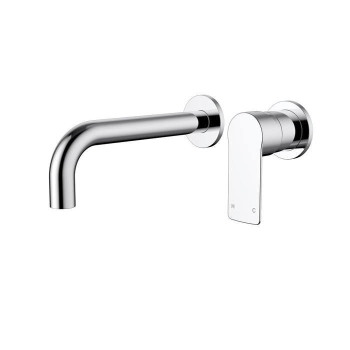 Modernnational Nova Lead Free Brass Round Wall Mixer With Spout