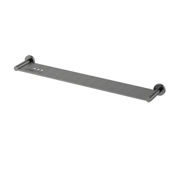 600mm Modernnational Mirage Solid Brass Square Bars Metal Shelf