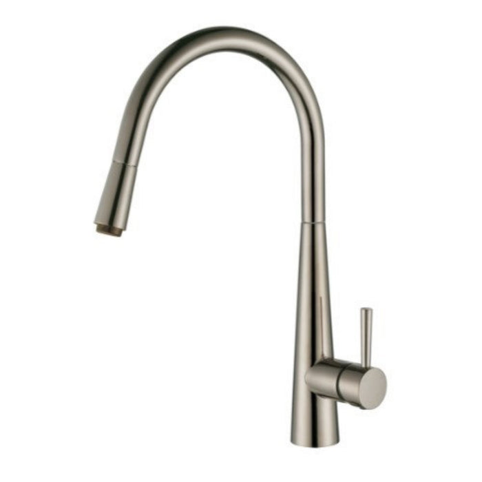 Modernnational Kasper Solid Brass Round Pull Out Kitchen Mixer