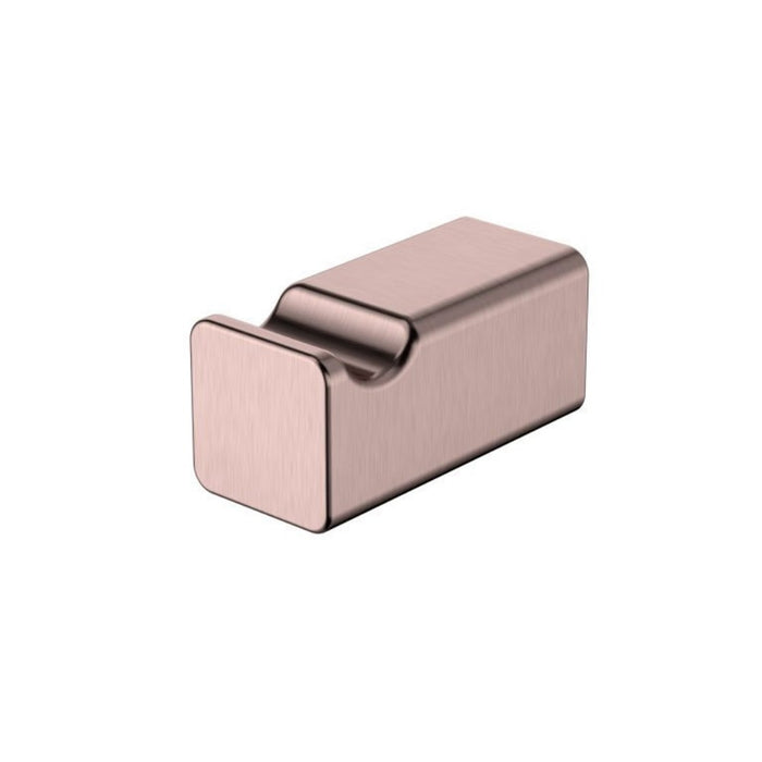 Modernnational Nova Solid Brass Square Single Robe Hook