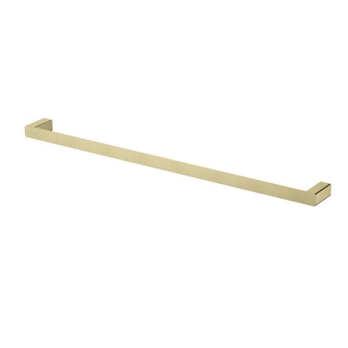750mm Modernnational Nova Solid Brass Square Single Towel Rail