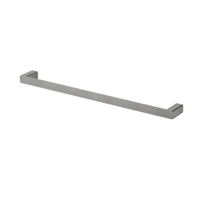 600mm Modernnational Nova Solid Brass Square Single Towel Rail