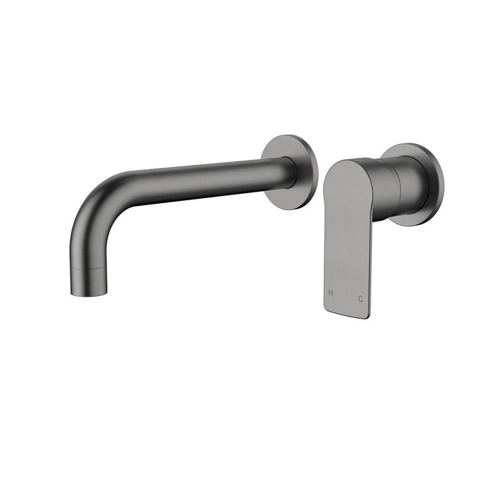 Modernnational Nova Lead Free Brass Round Wall Mixer With Spout