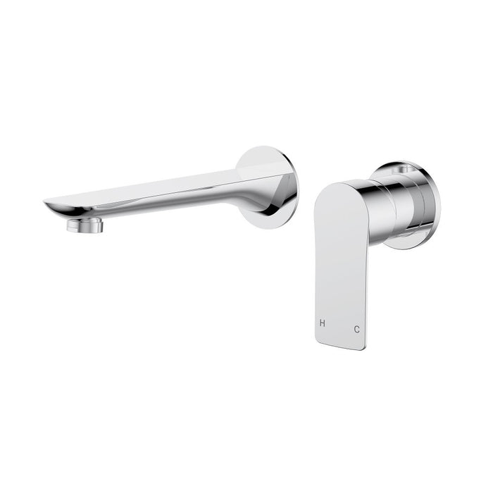 Modernnational Nova Solid Brass Wall Mixer With Spout