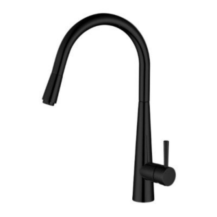 Modernnational Kasper Solid Brass Round Pull Out Kitchen Mixer