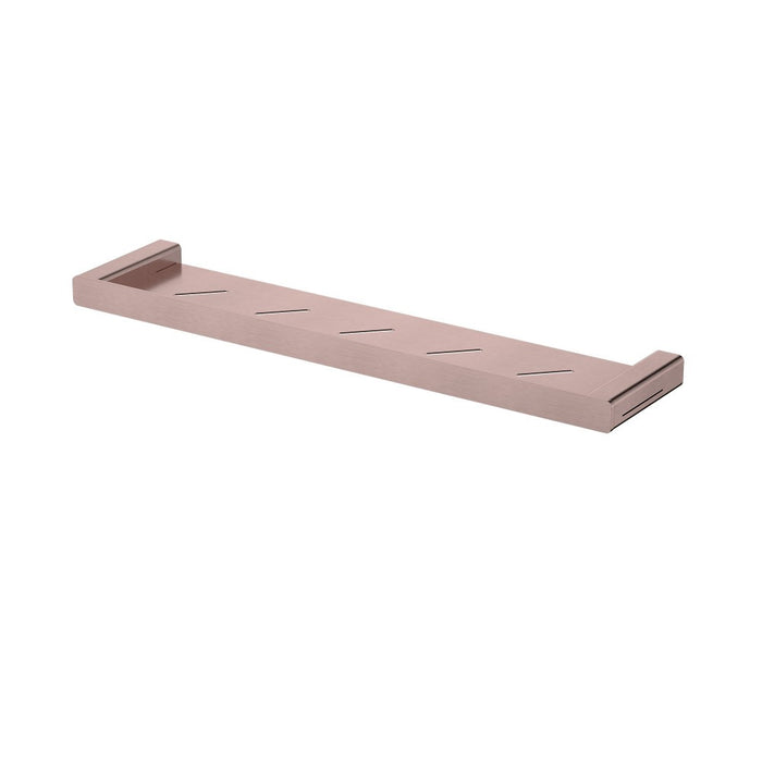 527mm Modernnational Nova Solid Brass Square Bars Metal Shelf