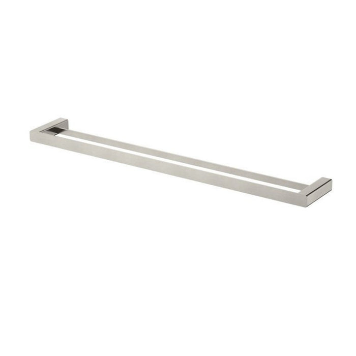 750mm Modernnational Nova Solid Brass Square Double Towel Rail