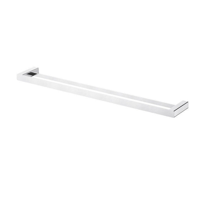 750mm Modernnational Nova Solid Brass Square Double Towel Rail