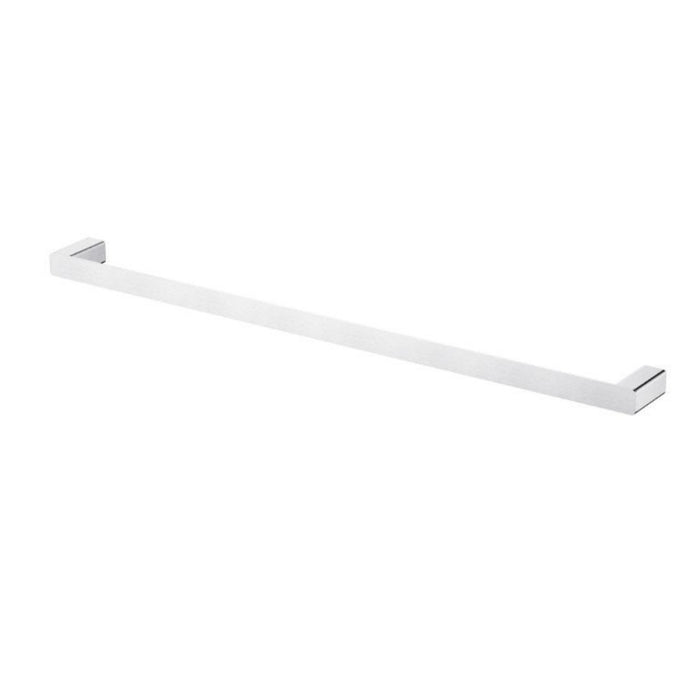 750mm Modernnational Nova Solid Brass Square Single Towel Rail