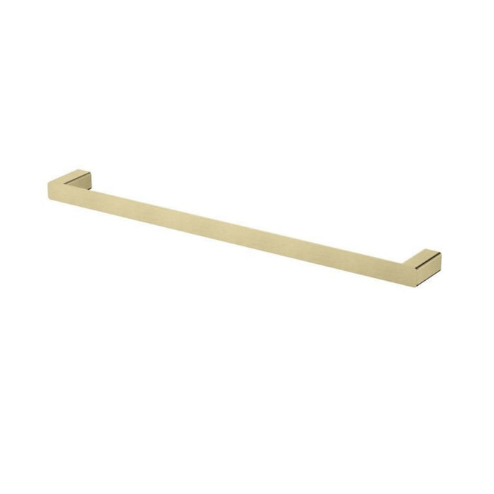 600mm Modernnational Nova Solid Brass Square Single Towel Rail