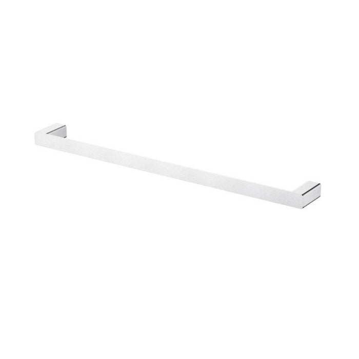 600mm Modernnational Nova Solid Brass Square Single Towel Rail