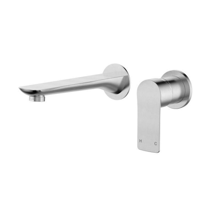 Modernnational Nova Solid Brass Wall Mixer With Spout