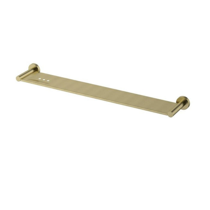 600mm Modernnational Mirage Solid Brass Square Bars Metal Shelf