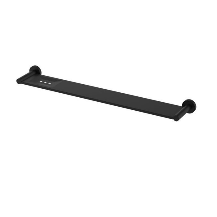 600mm Modernnational Mirage Solid Brass Square Bars Metal Shelf
