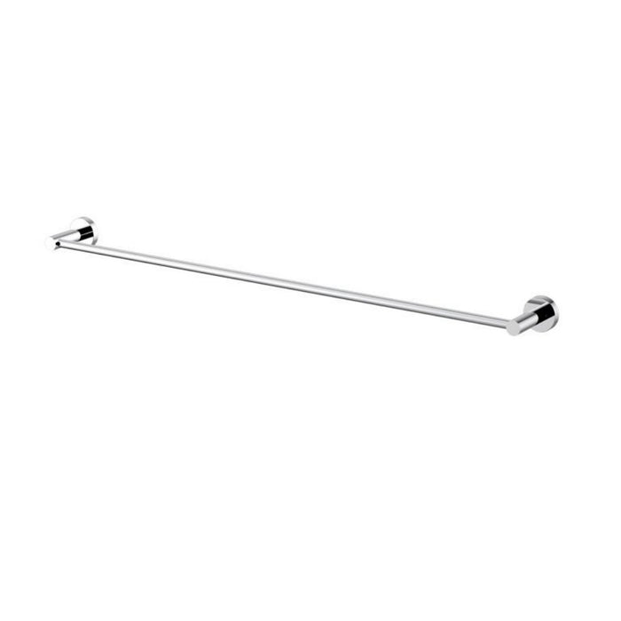 750mm Modernnational Mirage Solid Brass Round Single Towel Rail