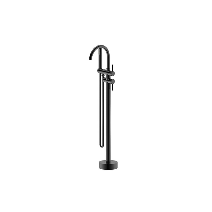 BK RUND Brass Hand Shower Floor Mounted Bath Mixers