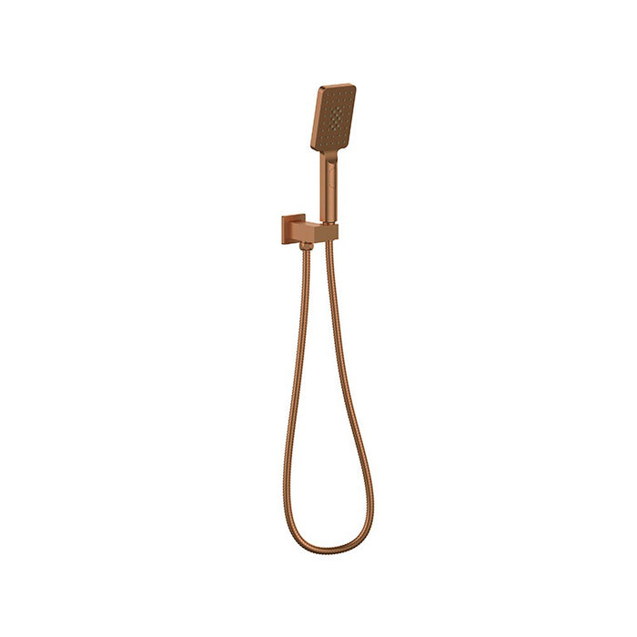 BK Eckig Brass Square On Bracket Handheld Showers