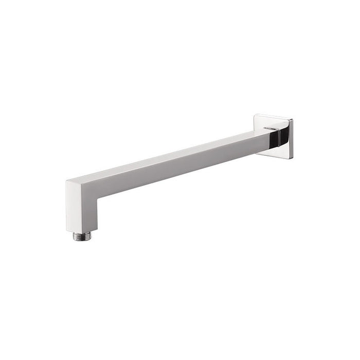 400mm BK Eckig Brass Square Wall Shower Arm
