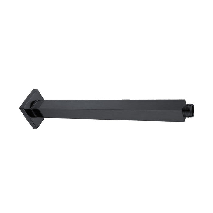 300mm BK Eckig Brass Square Ceiling Arm