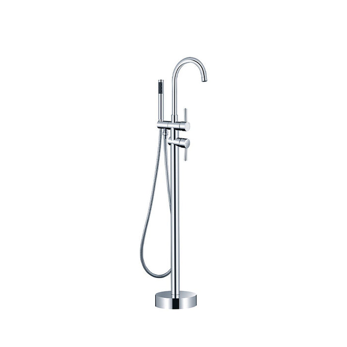 BK RUND Brass Hand Shower Floor Mounted Bath Mixers
