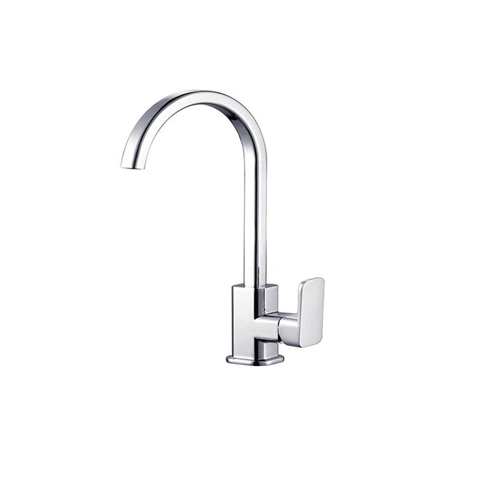 BK Kasten Lead Free Brass Square Gooseneck Sink Mixer
