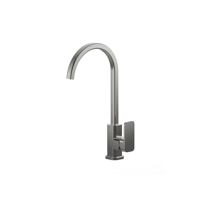 BK Kasten Lead Free Brass Square Gooseneck Sink Mixer