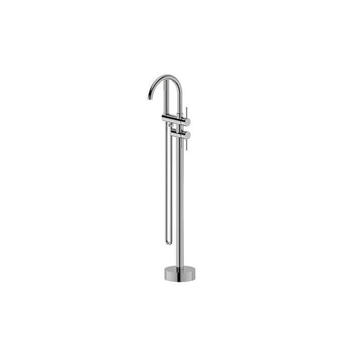 BK RUND Brass Hand Shower Floor Mounted Bath Mixers