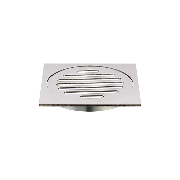 80mm BK WAHLEN 10 (TRADE) ECKIG Brass Square Floor Wastes