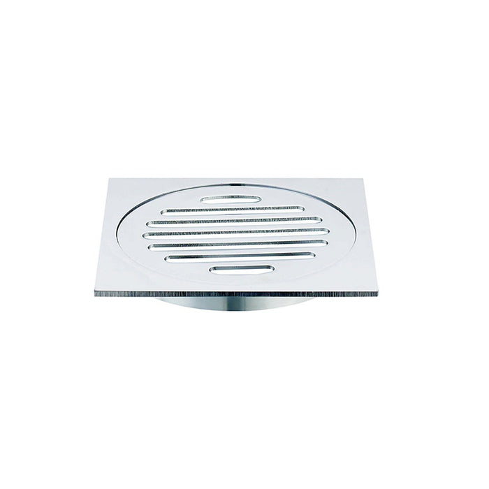 80mm BK WAHLEN 10 (TRADE) ECKIG Brass Square Floor Wastes