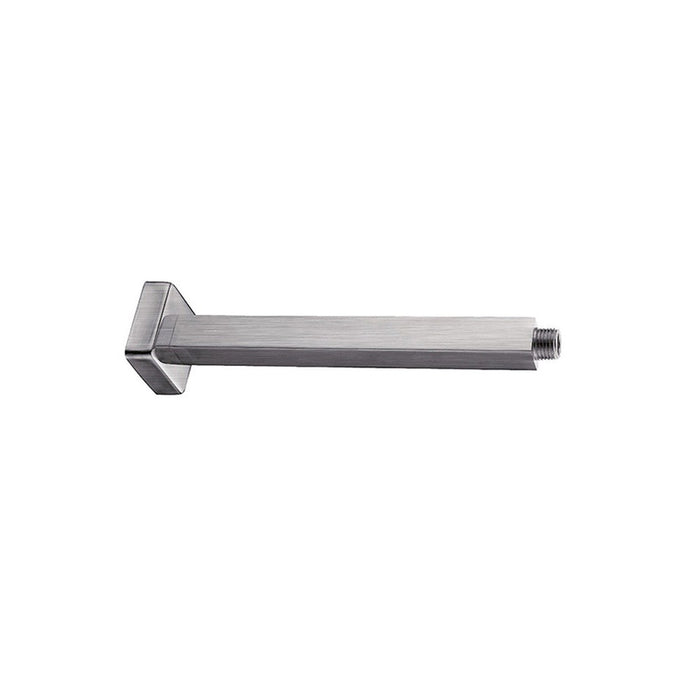 300mm BK Eckig Brass Square Ceiling Arm