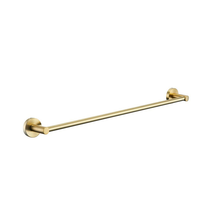 250mm BK RUND Brass Round Single Towel Rails