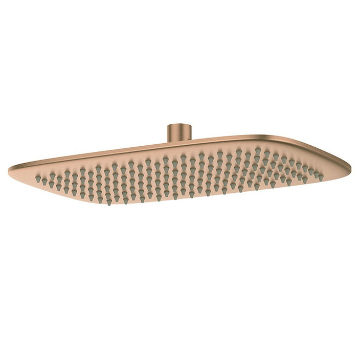 300*200mm BK Thin Stainless Steel Square Shower Heads