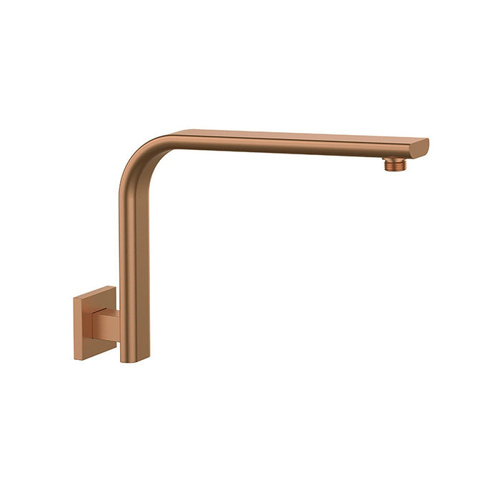 BK Eckig Brass Curved Shower Arm