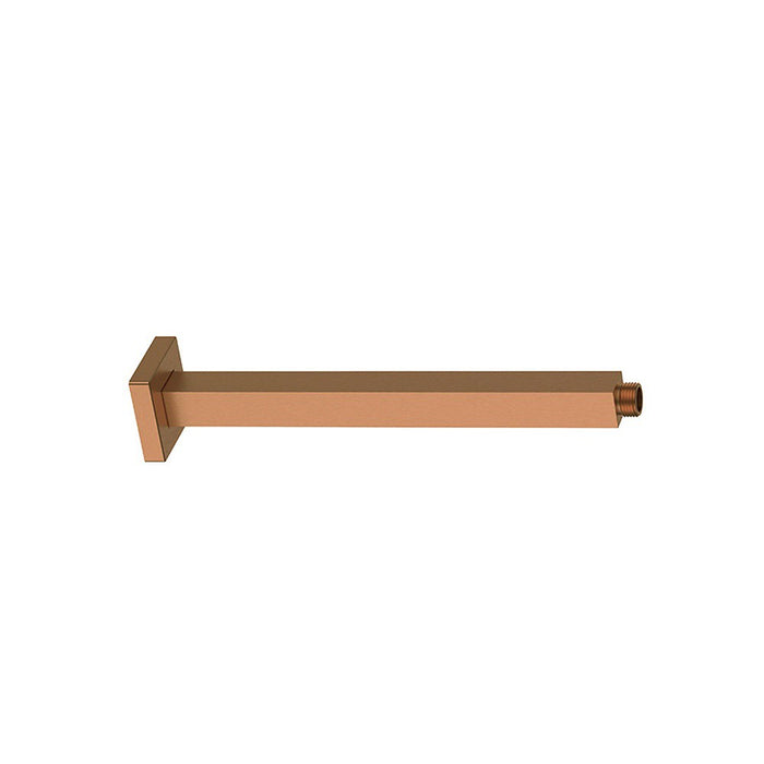 300mm BK Eckig Brass Square Ceiling Arm