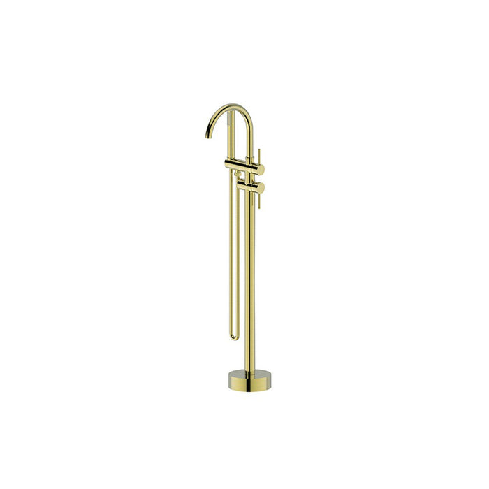 BK RUND Brass Hand Shower Floor Mounted Bath Mixers