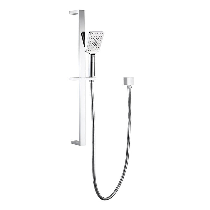 BK Eckig Brass Square Multifunction Sliding Rail Showers